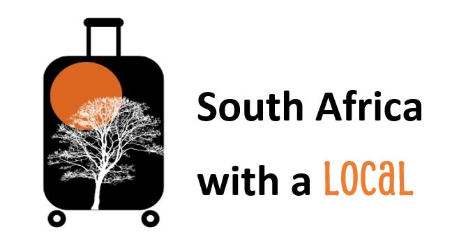 South Africa with a local's website logo